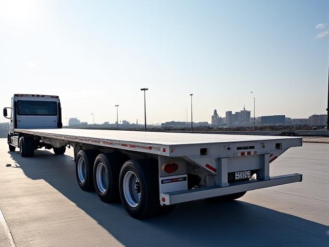 Standard 48-foot flatbed trailer