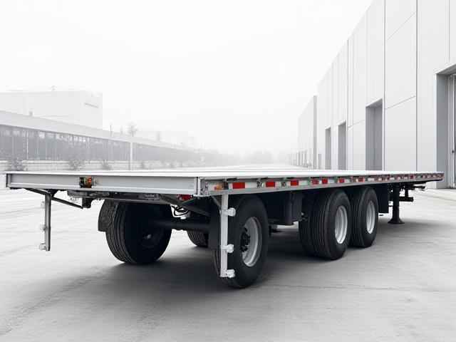 Single drop step-deck trailer