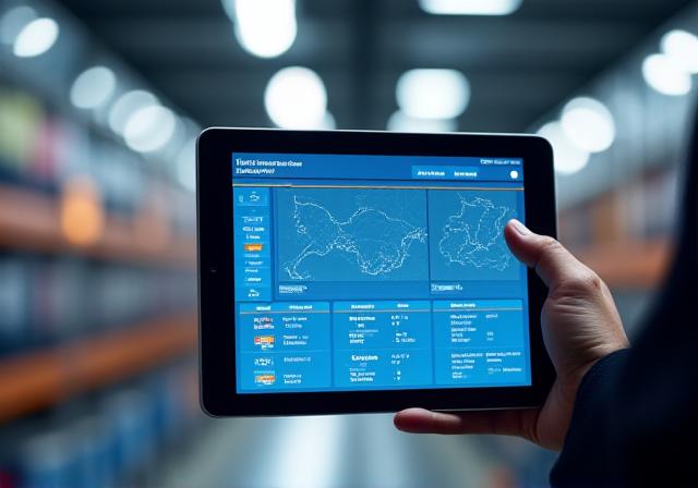 Jarjus logistics temperature monitoring dashboard showing real-time reefer data